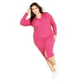 thumbnail image 1 of Avenue Women's Plus Size Scarlett Rib Dress, 1 of 2