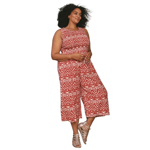 Avenue Women's Plus Size Annabelle Sleeveless Jumpsuit