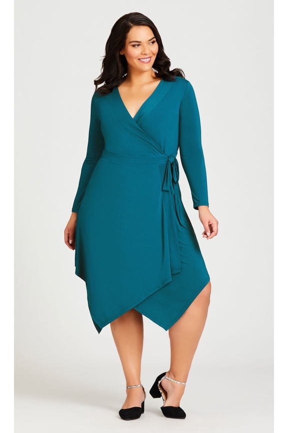 Women's Plus Size Sofia Plain Dress