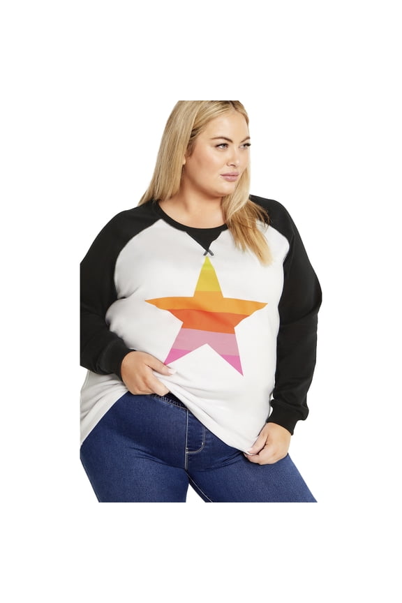 Women's Plus Size Starlight Sweat Top