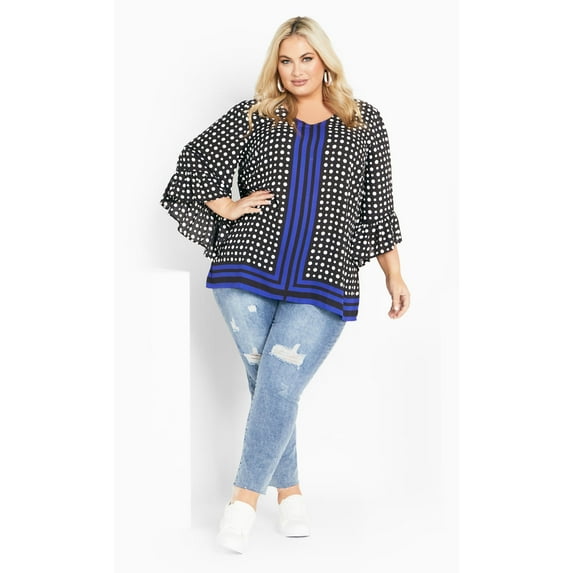 Avenue Women's Plus Size Strike A Pose Tunic