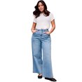 thumbnail image 1 of Avenue Women's Plus Size Studded Wide Leg Jean, 1 of 1
