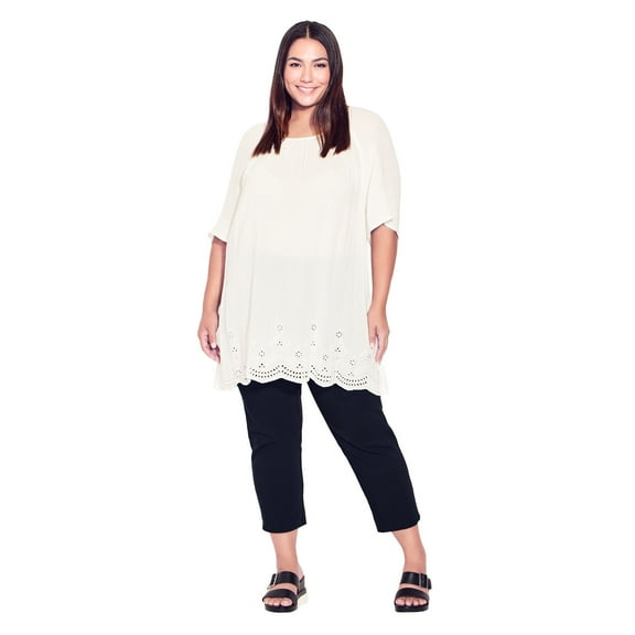 Avenue Women's Plus Size Super Stretch Crop Pant