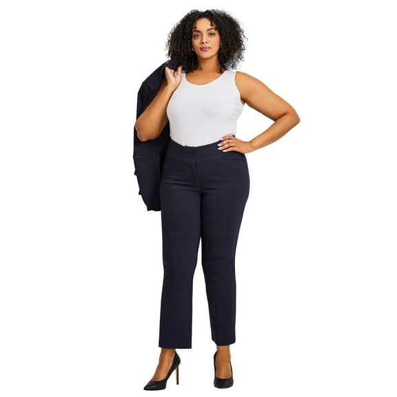 Avenue Women's Plus Size Super Stretch Straight Leg Pant