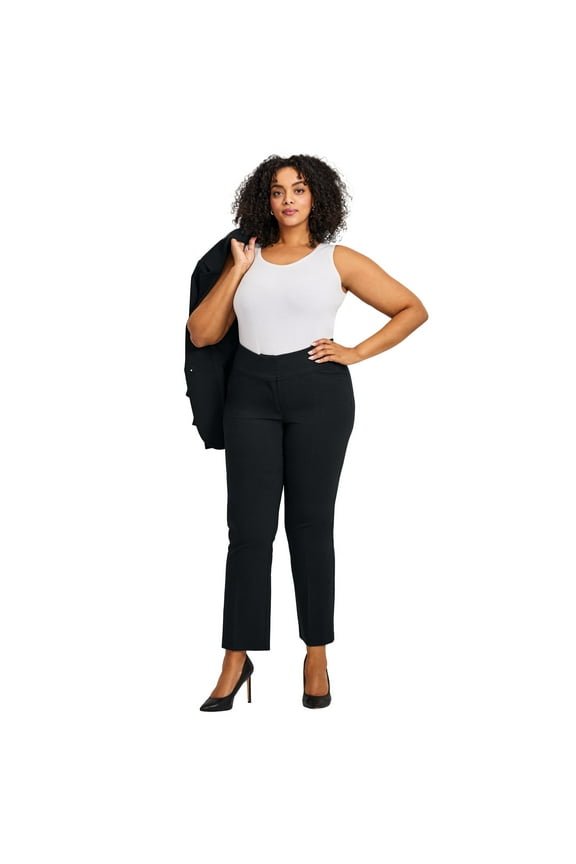 Women's Plus Size Super Stretch Straight Leg Pant