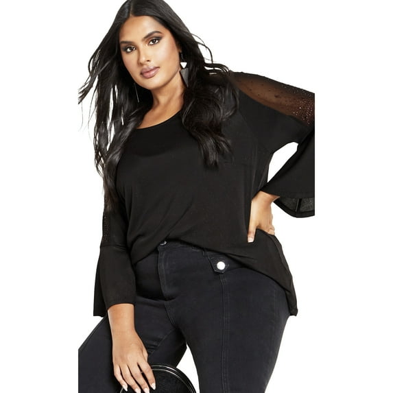 Avenue Women's Plus Size Take Me Out Top