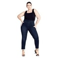 thumbnail image 1 of Avenue Women's Plus Size Tall Butter Denim Pull-On High Rise Jean, 1 of 2