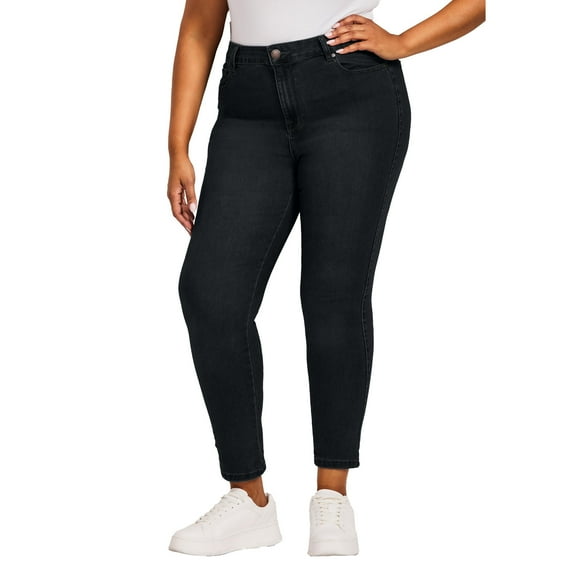 Avenue Women's Plus Size Tall Butter Denim Skinny Jean