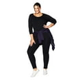 thumbnail image 1 of Avenue Women's Plus Size Tall Pull On Ponte Pant, 1 of 2