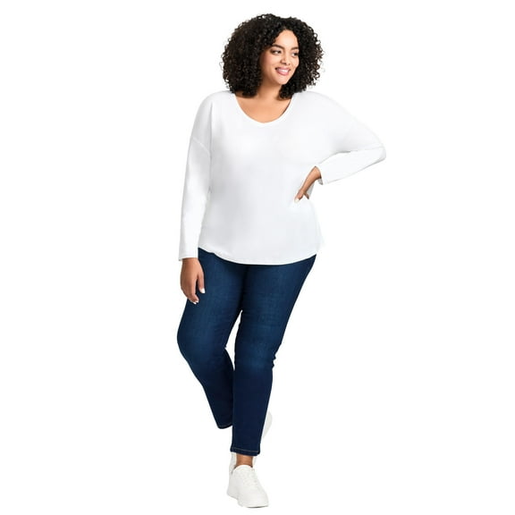 Avenue Women's Plus Size Taya Essential Top