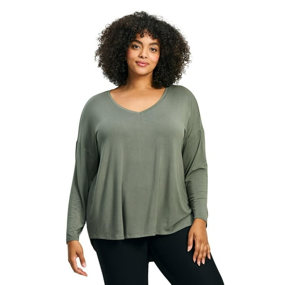 Avenue Women's Plus Size Taya Essential Top