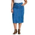 thumbnail image 1 of Avenue Women's Plus Size Taylah Denim Skirt, 1 of 2