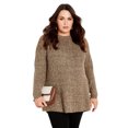 thumbnail image 1 of Avenue Women's Plus Size Tia Curved Hem Tunic Sweater, 1 of 2