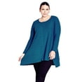 thumbnail image 1 of Avenue Women's Plus Size Tiarne Textured Tunic, 1 of 2