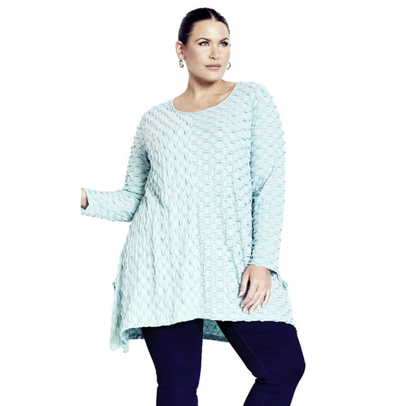 Avenue Women's Plus Size Tiarne Two Tone Tunic