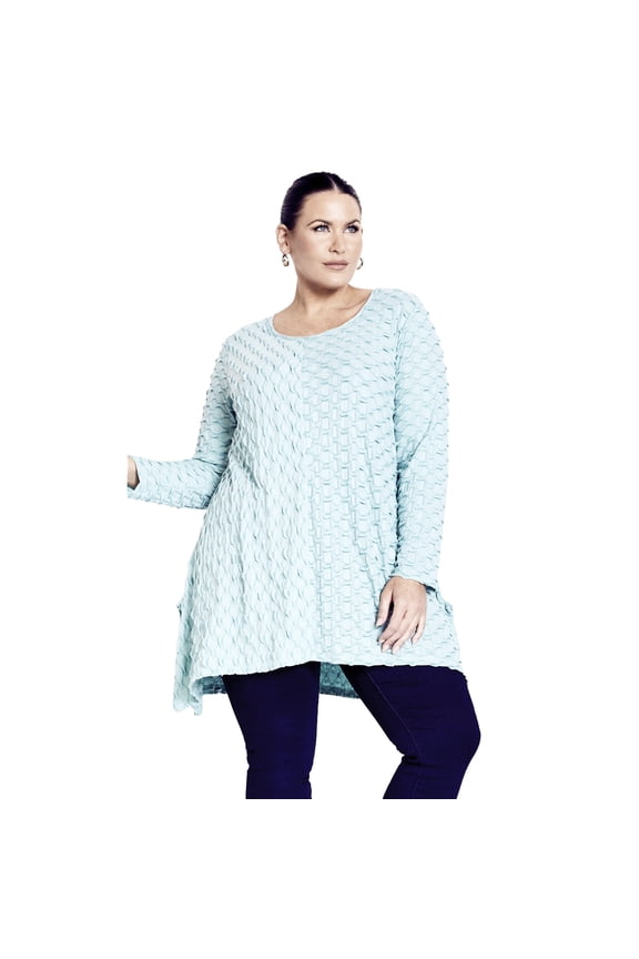 Women's Plus Size Tiarne Two Tone Tunic
