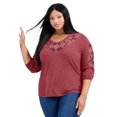 thumbnail image 1 of Avenue Women's Plus Size Amity Top, 1 of 2