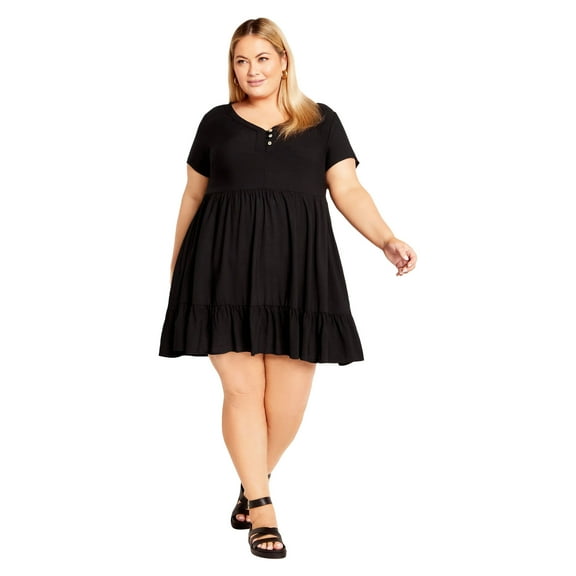 Avenue Women's Plus Size Trinity Tunic Dress