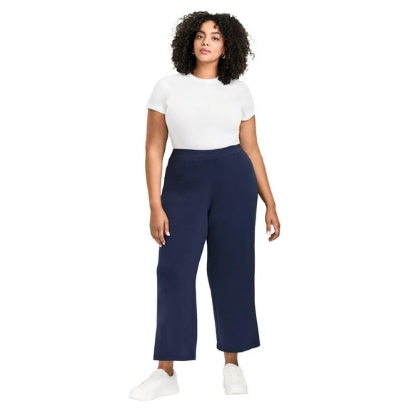Avenue Women's Plus Size Audrey Wide Leg Pant