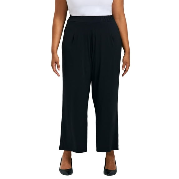 Avenue Women's Plus Size Audrey Wide Leg Pant