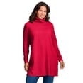 thumbnail image 1 of Avenue Women's Plus Size Turtleneck Tunic Sweater, 1 of 1