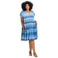 thumbnail image 1 of Avenue Women's Plus Size Unwind Tiers Dress, 1 of 2