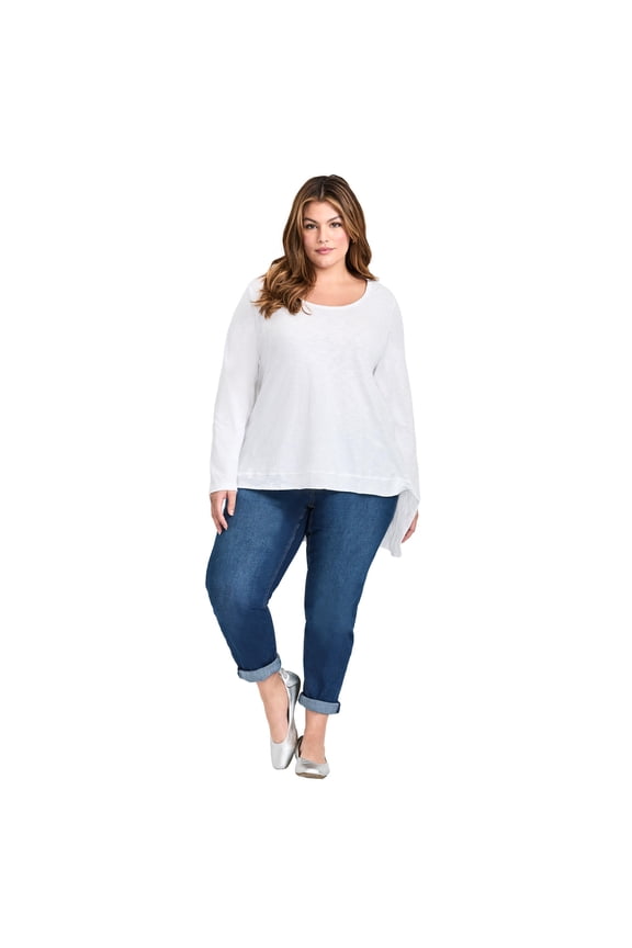 Women's Plus Size Urban Slub Jersey Tee