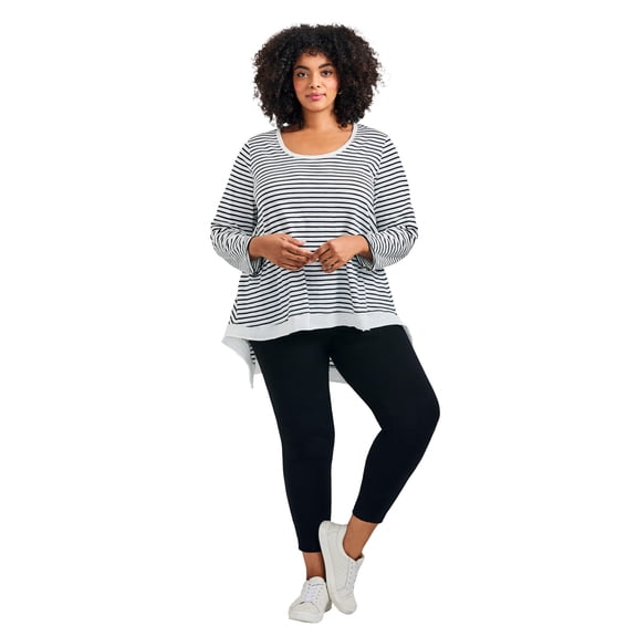 Avenue Women's Plus Size Urban Slub Jersey Tee