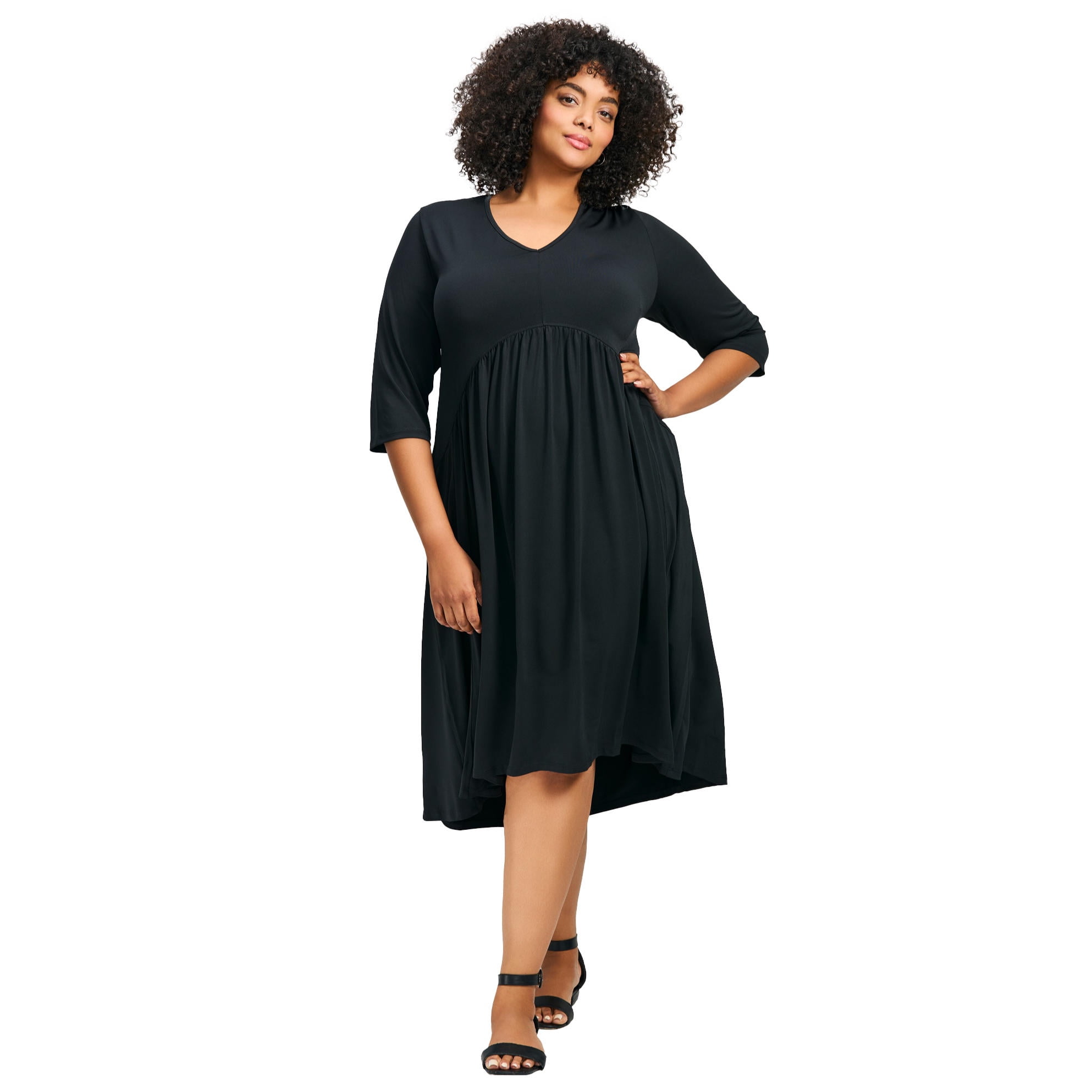 women's plus size jersey dress Avenue Plus Size Darlene Jersey Wrap Women's Dress