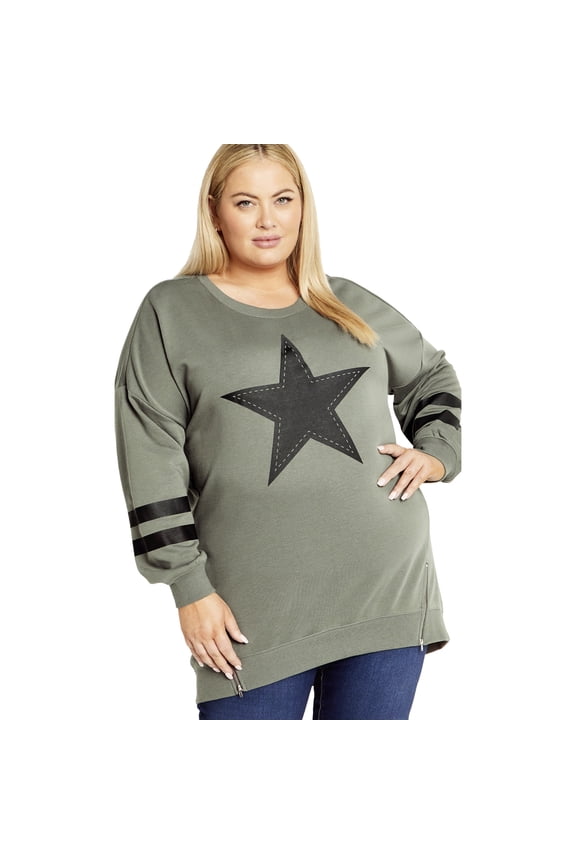 Women's Plus Size You're A Star Sweater