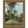 thumbnail image 1 of Avenue in the country 24x20 Gold Ornate Wood Framed Canvas Art by Anthony van Dyck, 1 of 2