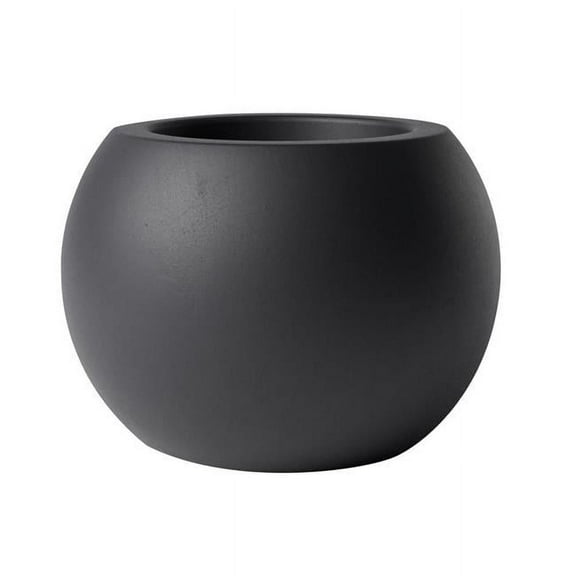Avera Home Goods 109048 6 in. Sphere Planter, Black - Pack of 4