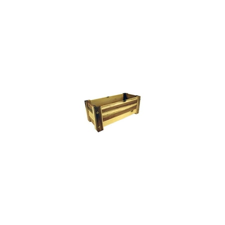 Avera Products AWP413160KD Rectangle Wood Planter, 16 x 7-In. - Quantity 6