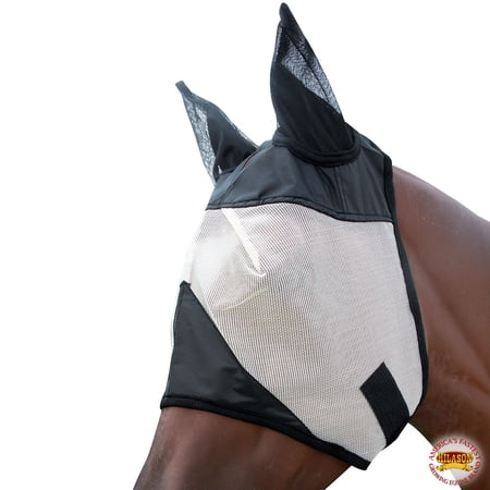 HILASON Western UV Protection Insects Bug Mosquito Spring Summer Fly Mask Horse