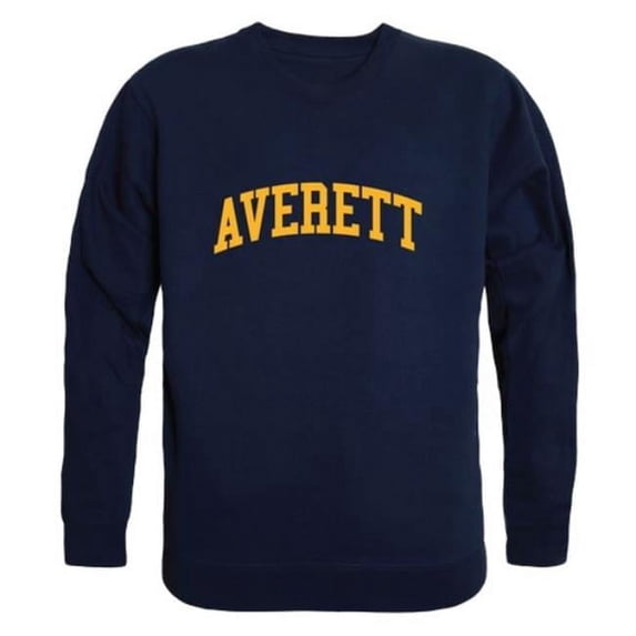 Averett University Cougars Arch Crewneck Sweatshirt, Navy - Large