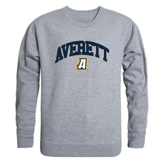 Averett University Cougars Campus Crewneck Sweatshirt, Heather Grey - Medium