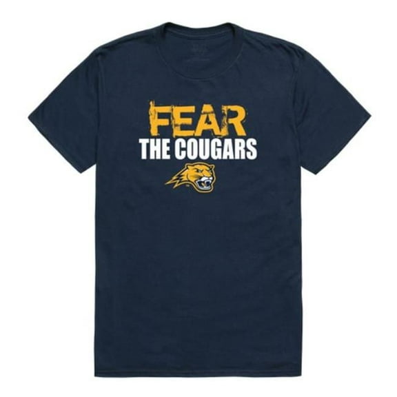 Averett University Cougars Fear College T-Shirt, Navy - Small