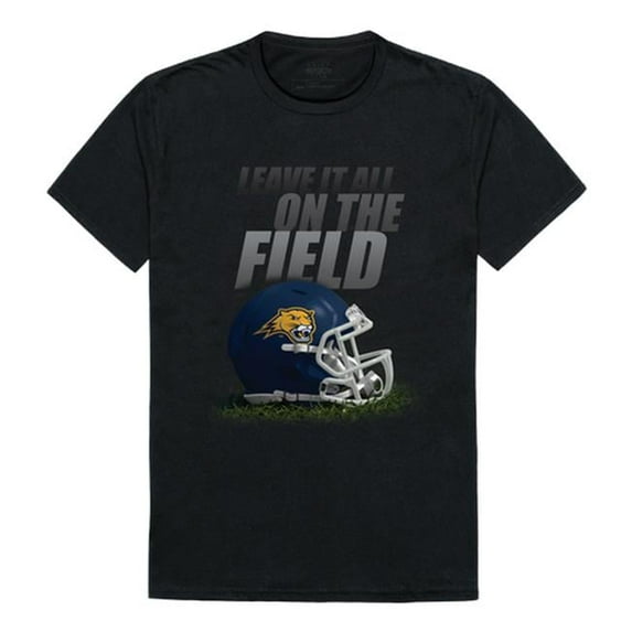 Averett University Cougars Gridiron Short Sleeve T-Shirt, Black - Medium