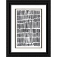 thumbnail image 1 of Averinos, Melissa 11x14 Black Ornate Wood Framed with Double Matting Museum Art Print Titled - Strokes of Luck, 1 of 4