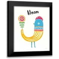 thumbnail image 1 of Averinos, Melissa 12x14 Black Modern Framed Museum Art Print Titled - Blossom Birds II, 1 of 5
