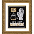 thumbnail image 1 of Averinos, Melissa 12x14 Gold Ornate Wood Framed with Double Matting Museum Art Print Titled - Frightfully Wicked V Dark, 1 of 4