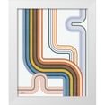 thumbnail image 1 of Averinos, Melissa 12x14 White Modern Wood Framed Museum Art Print Titled - Retro Subway II Bright, 1 of 4