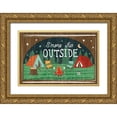 thumbnail image 1 of Averinos, Melissa 14x11 Gold Ornate Wood Framed with Double Matting Museum Art Print Titled - Comfy Camping VII, 1 of 4