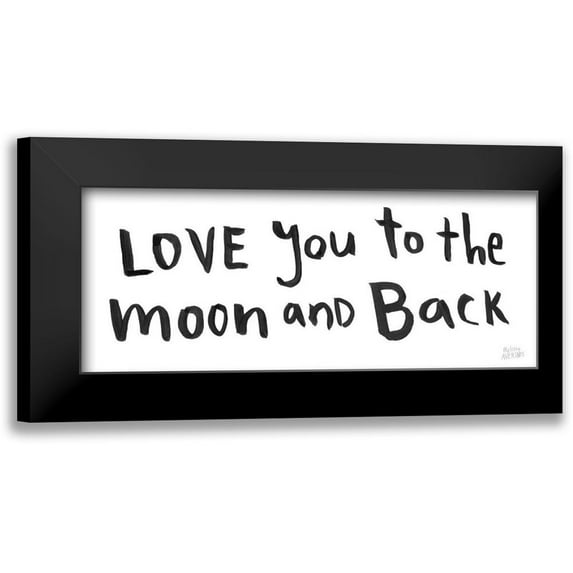Averinos, Melissa 14x8 Black Modern Framed Museum Art Print Titled - Scandy Baby X