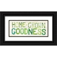 thumbnail image 1 of Averinos, Melissa 14x8 Black Ornate Wood Framed with Double Matting Museum Art Print Titled - Kitchen Garden Cream Sign II v2, 1 of 4
