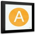 thumbnail image 1 of Averinos, Melissa 15x15 Black Modern Framed Museum Art Print Titled - Retro Subway Symbol III, 1 of 5