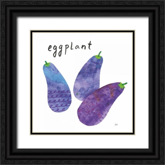 Averinos, Melissa 15x15 Black Ornate Wood Framed with Double Matting Museum Art Print Titled - Kitchen Garden I
