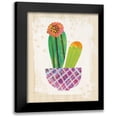 thumbnail image 1 of Averinos, Melissa 15x18 Black Modern Framed Museum Art Print Titled - Collage Cactus II on Graph Paper, 1 of 5