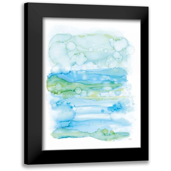 Averinos, Melissa 15x18 Black Modern Framed Museum Art Print Titled - Drifting By I