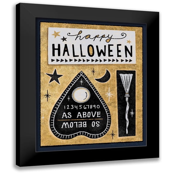 Averinos, Melissa 15x18 Black Modern Framed Museum Art Print Titled - Frightfully Wicked VI Dark